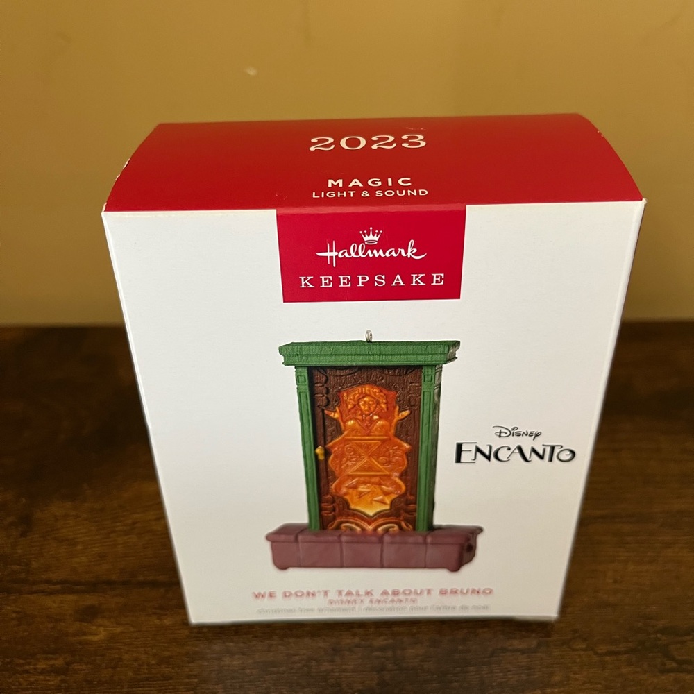 NIB Disney Encanto We Don’t Talk About Bruno Christmas Ornament
